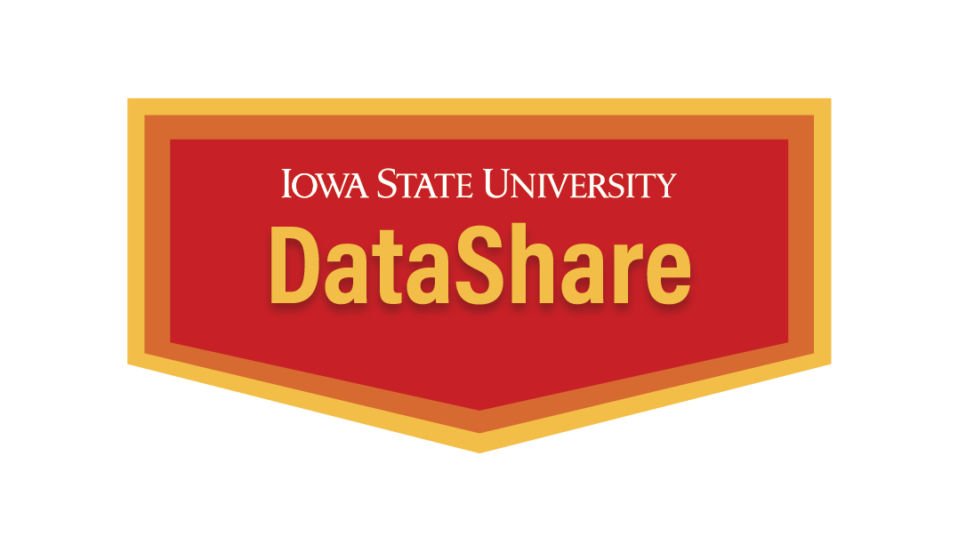 DataShare logo with the Iowa State University Wordmark